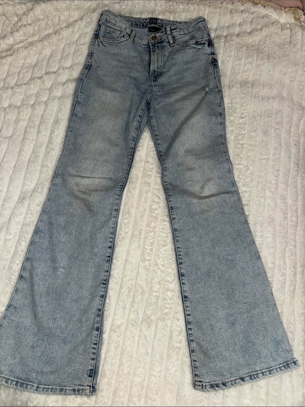 GAP Girls Light Blue Flare Jeans